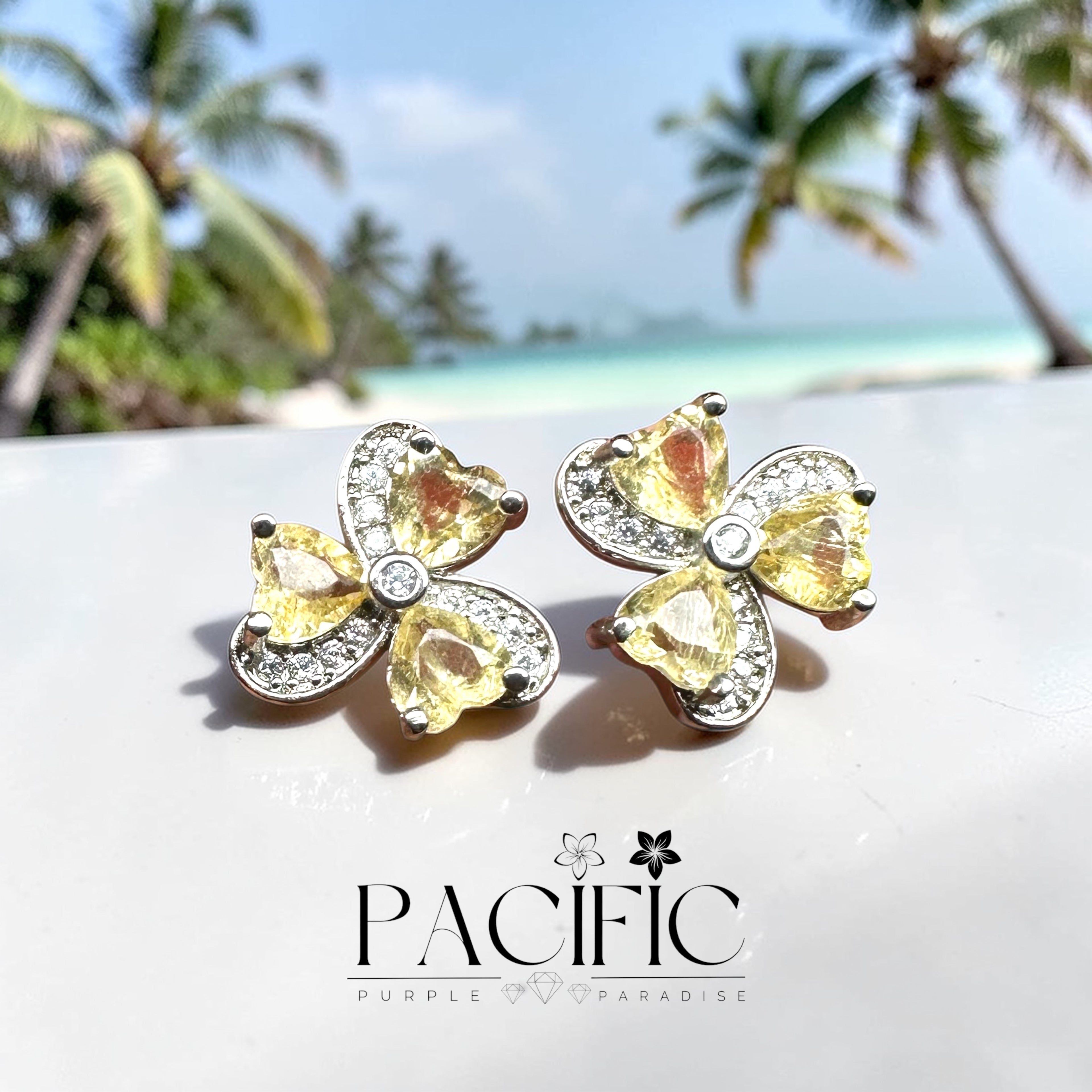 Boucles d’oreilles en Citrine S925 - Vitalité & Abondance