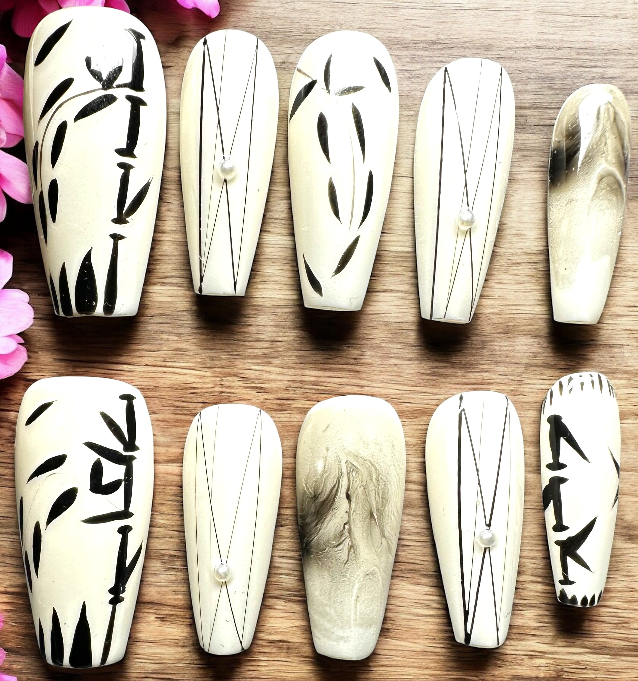 PRESS ON NAILS - TAILLE XS - LOT 5
