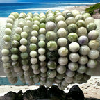 Bracelet Lucky Jade – Pierre naturelle 6 mm & 8 mm | Bijou énergétique, chance & protection