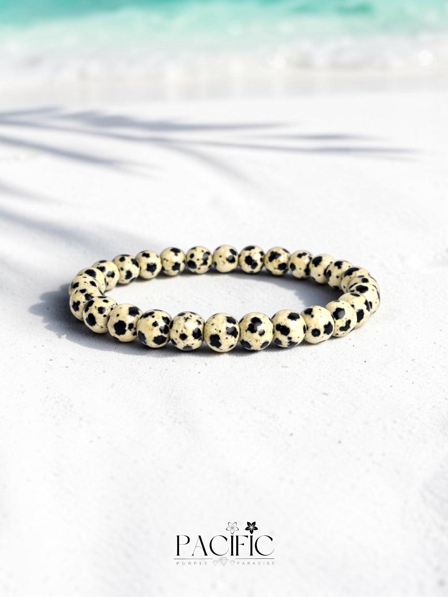 Dalmatian Jasper Bracelet Stable Anchoring & Joy
