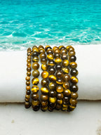 Bracelet en Œil du Tigre Protection Élégance & Force Intérieure