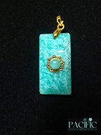 Lingot de Sérénité en Amazonite - L’Énergie Qui Apaise Instantanément