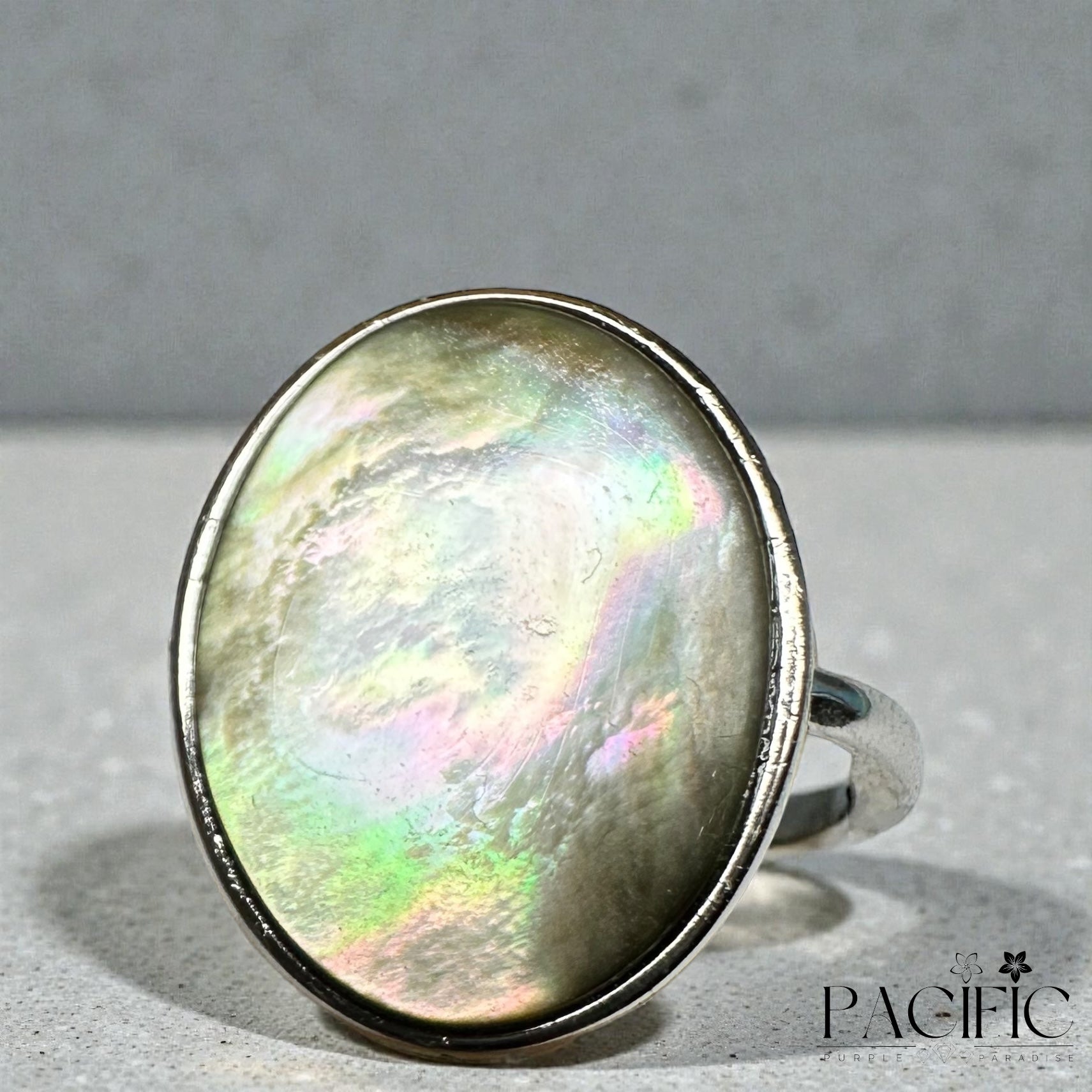 Bague Océanique – Ormeau Sacré, Calme Intérieur & Clarté d’Esprit