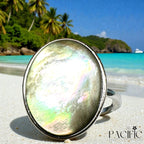 Bague Océanique – Ormeau Sacré, Calme Intérieur & Clarté d’Esprit