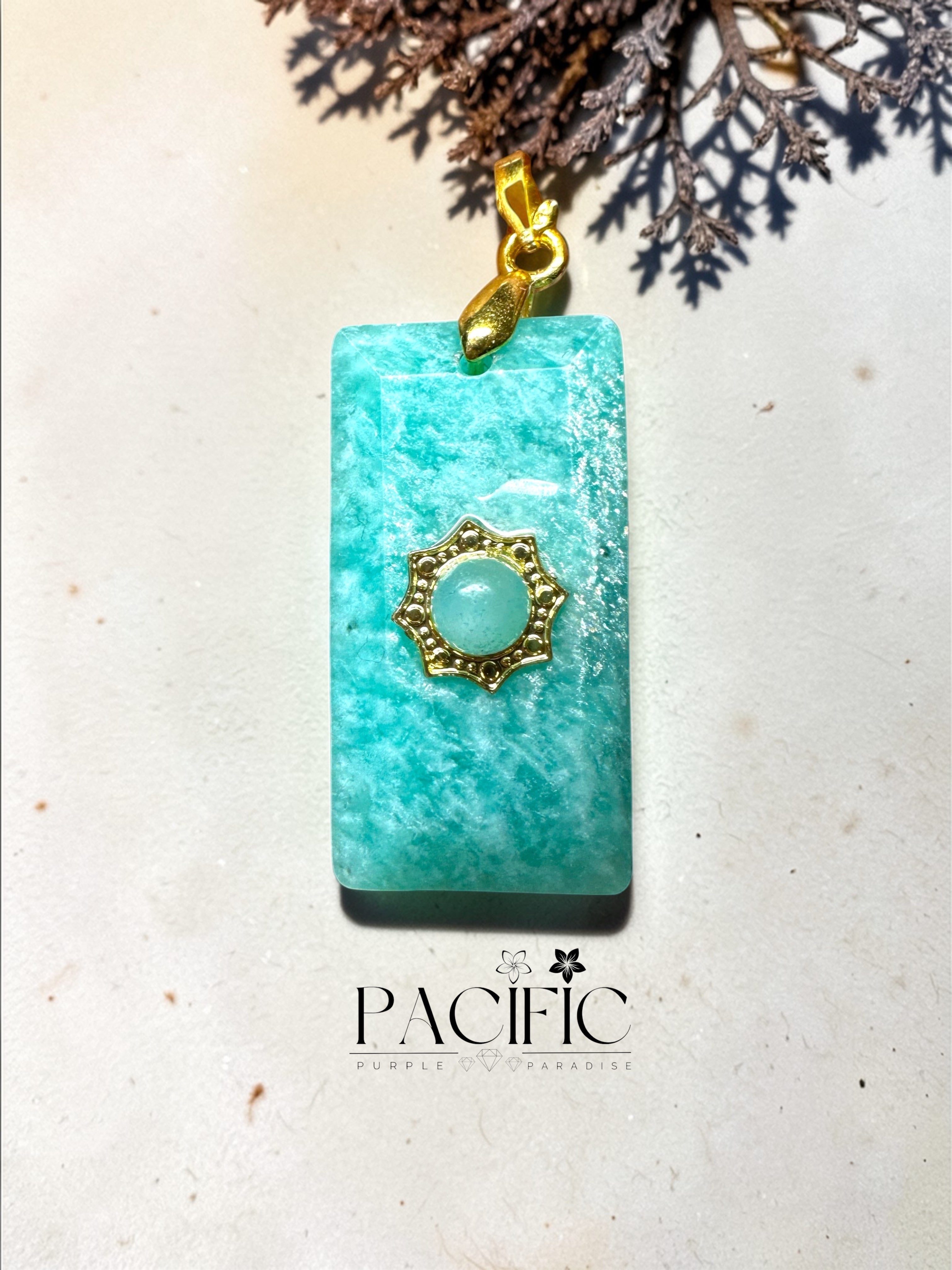 Lingot de Sérénité en Amazonite - L’Énergie Qui Apaise Instantanément