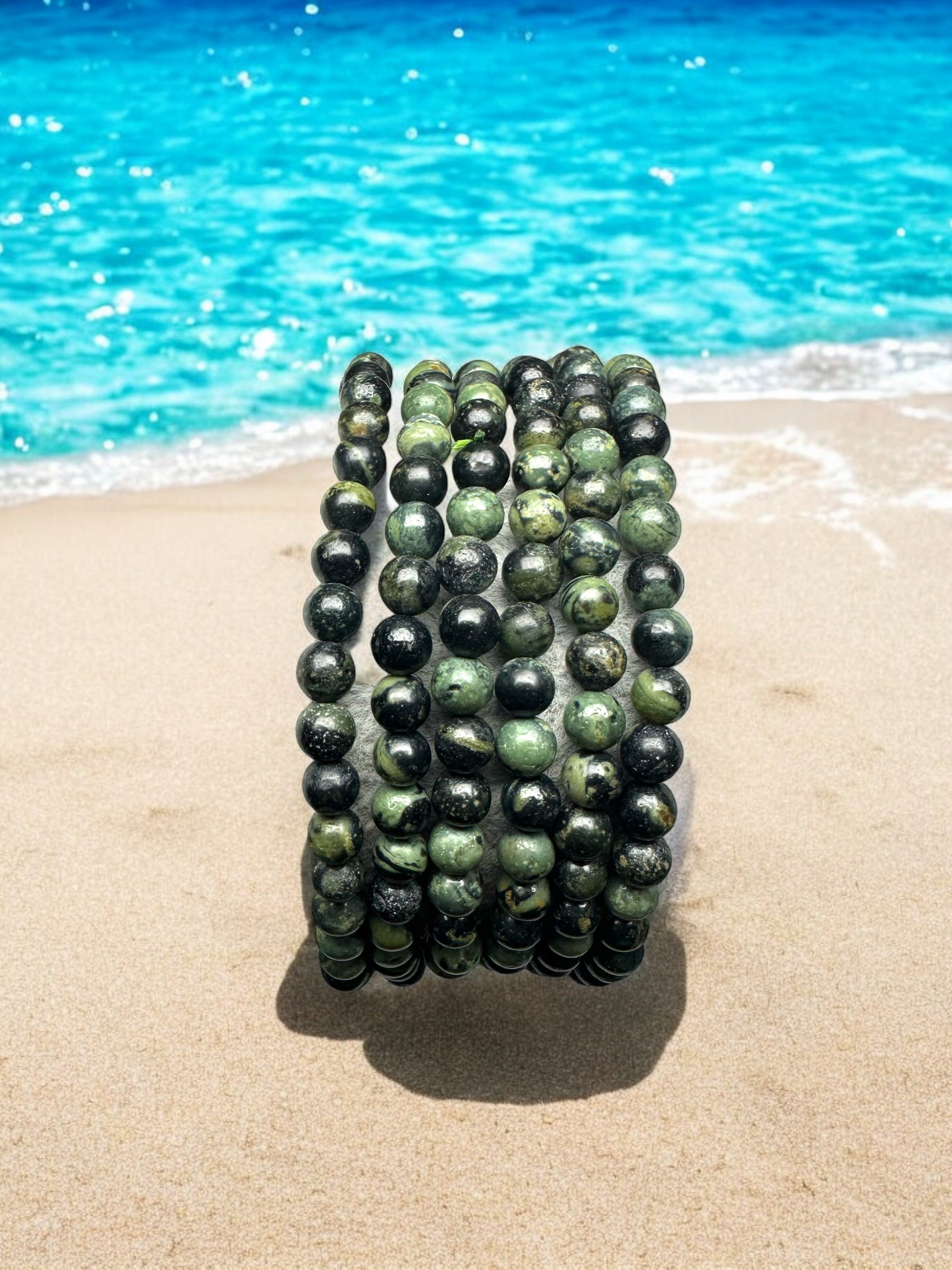 🌿 Bracelet en Jaspe Kambaba 🌿