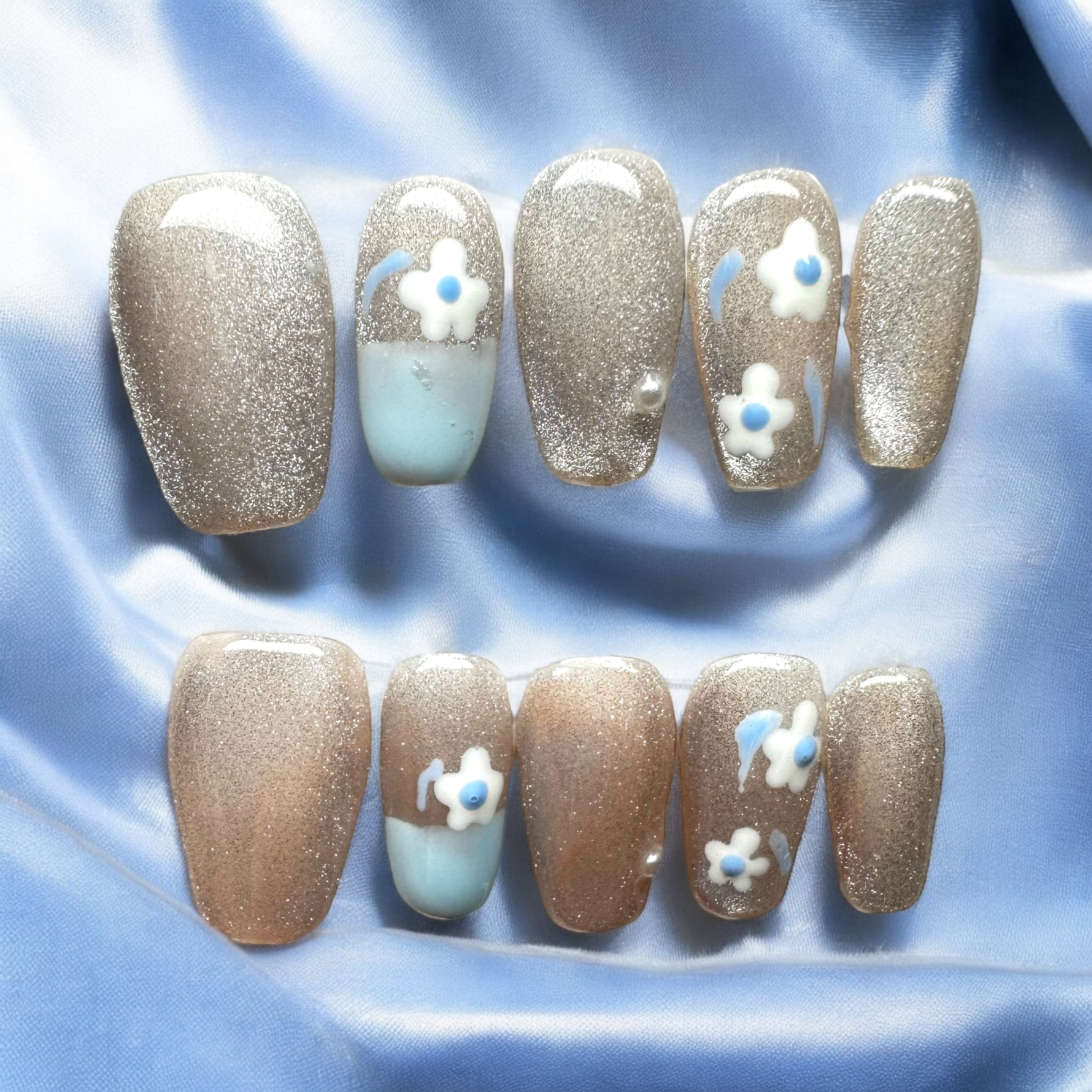 PRESS ON NAILS - TAILLE XS - LOT 1