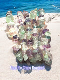 Bracelet en Fluorite Chips