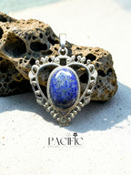 Pendentif lapis lazuli cœur 4