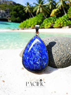 Pendentif lapis lazuli goutte large 1