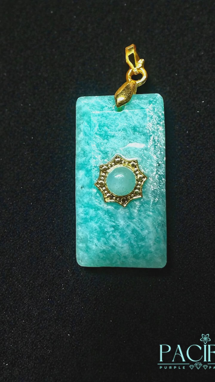 Lingot de Sérénité en Amazonite - L’Énergie Qui Apaise Instantanément